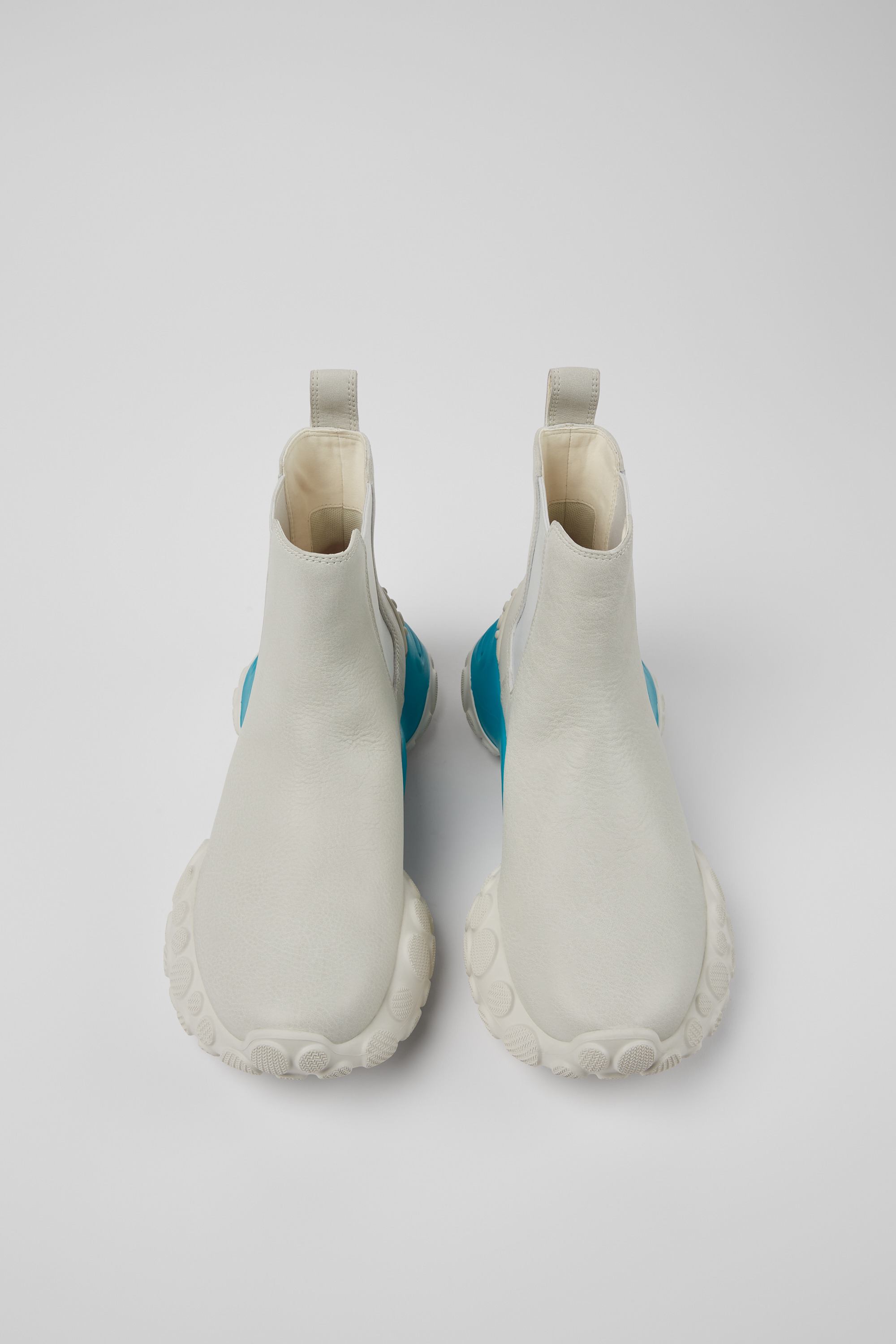 Pelotas Mars - White responsibly raised leather ankle boots