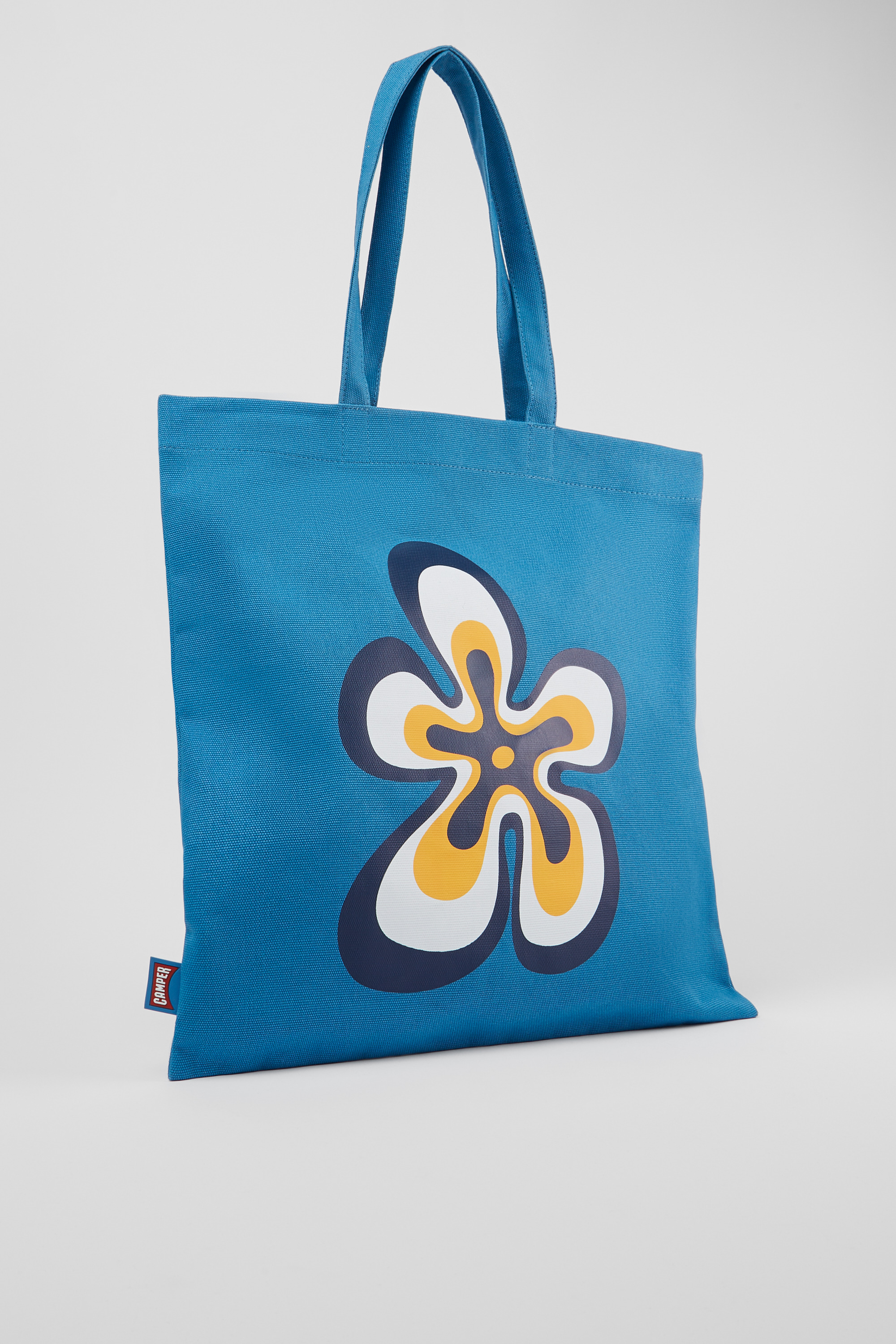 ConMigo - Blue recycled cotton tote bag