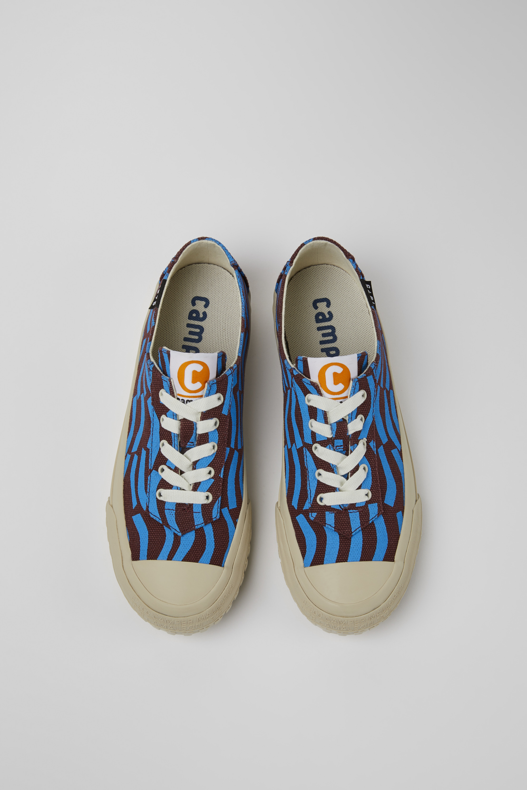 Camaleon - Blue and burgundy sneakers for women