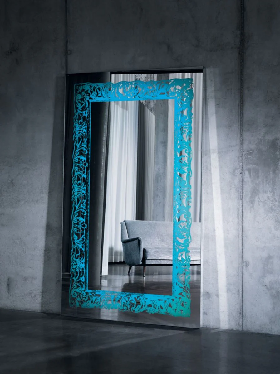 Casa Padrino espejo de lujo con luz y control remoto 107 x H. 182 cm - Calidad de Lujo