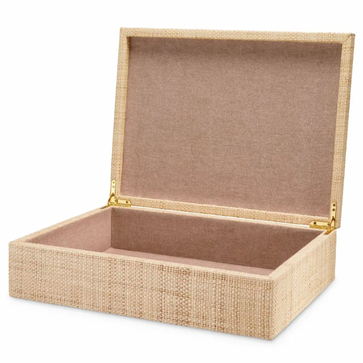 Casa Padrino caja de almacenaje de lujo natural 40 cm - Accesorios de lujo