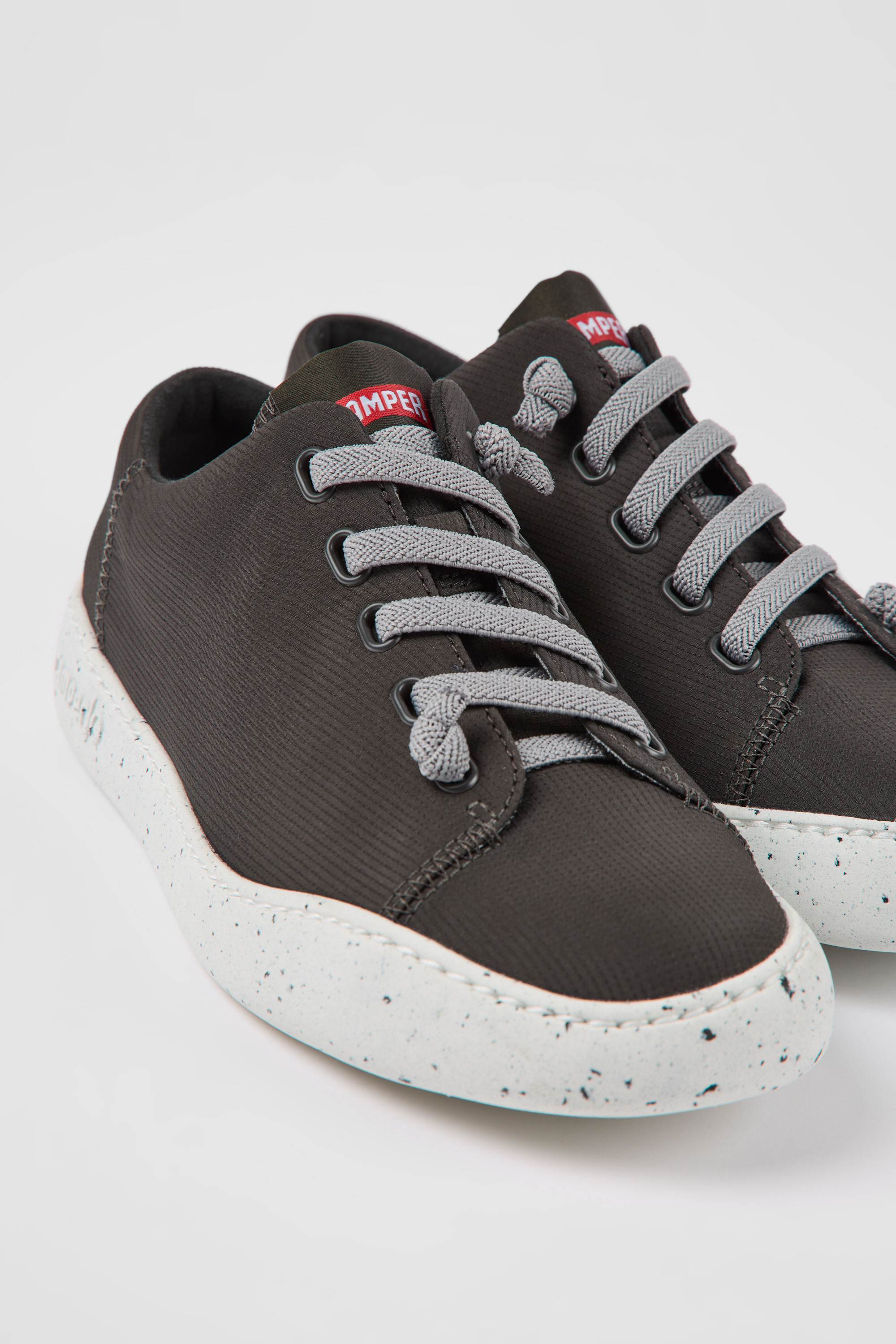 Peu Touring - Gray textile sneakers for women