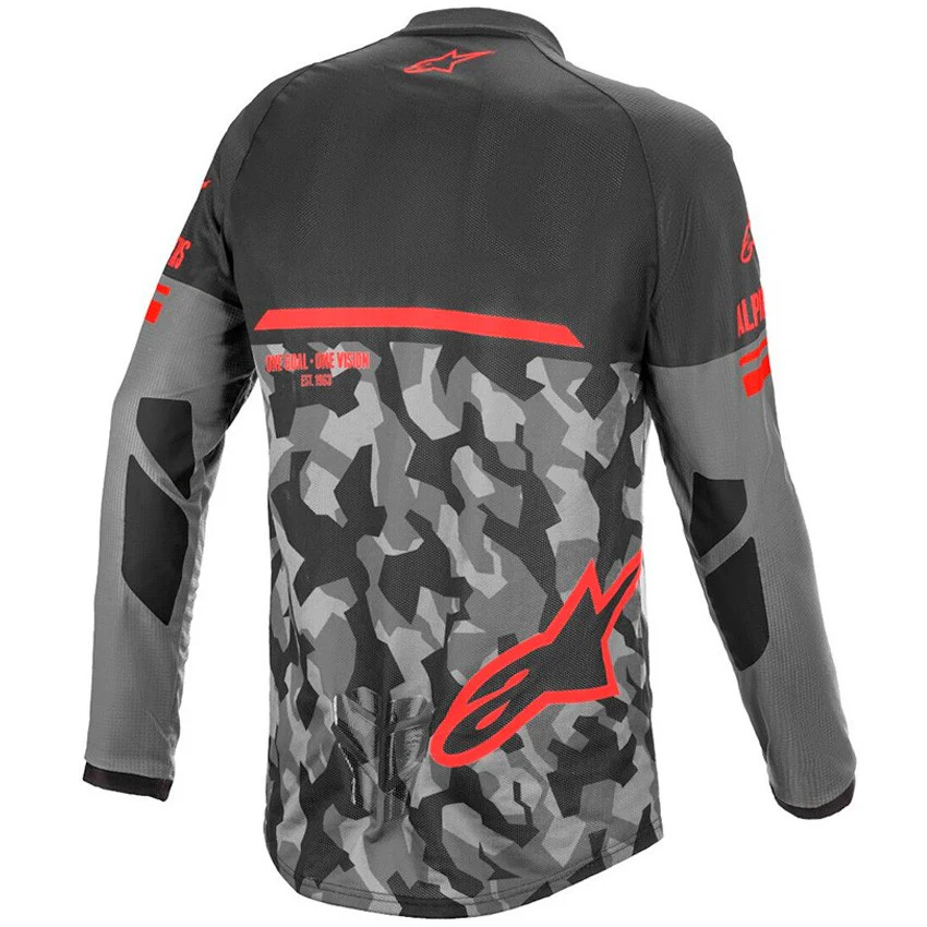 CAMISETA ALPINESTARS VENTURE R GRIS / ROJO