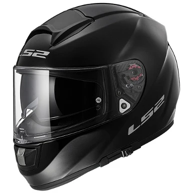 CASCO LS2 FF397 V-TECH MONOCOLOR NEGRO BRILLO