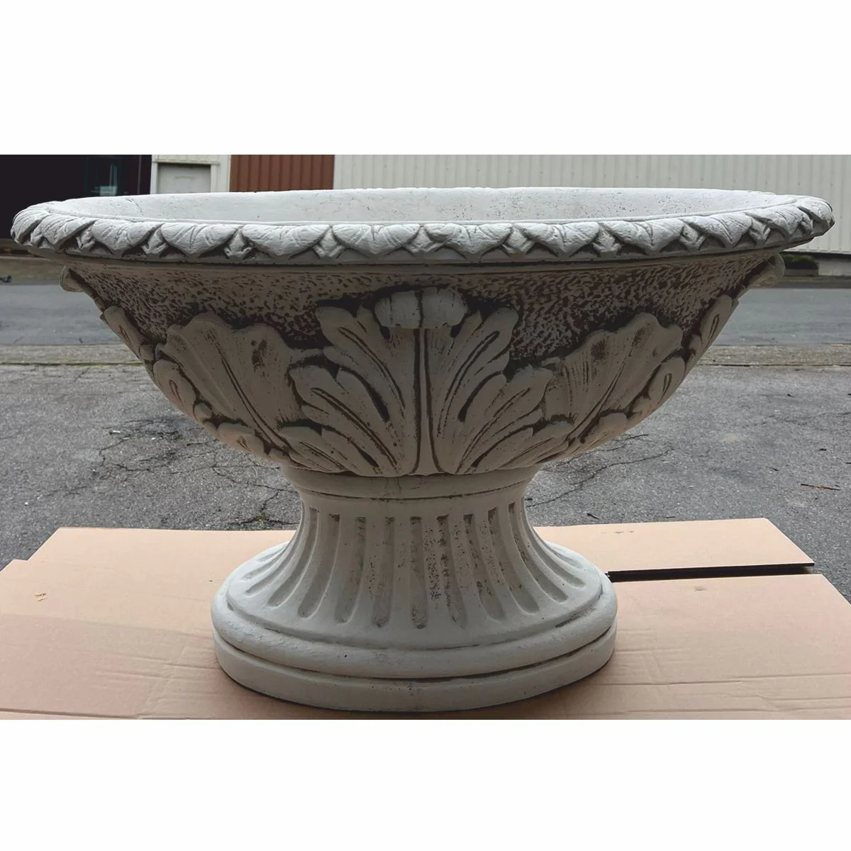 Casa Padrino maceta barroco de lujo gris ? 100 x A. 60 cm - Hecho en Italia