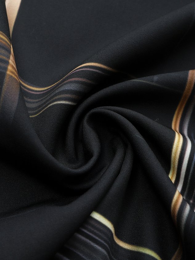 Men's Casual Short Sleeve Hawaiian Shirt with Chest Pocket Print