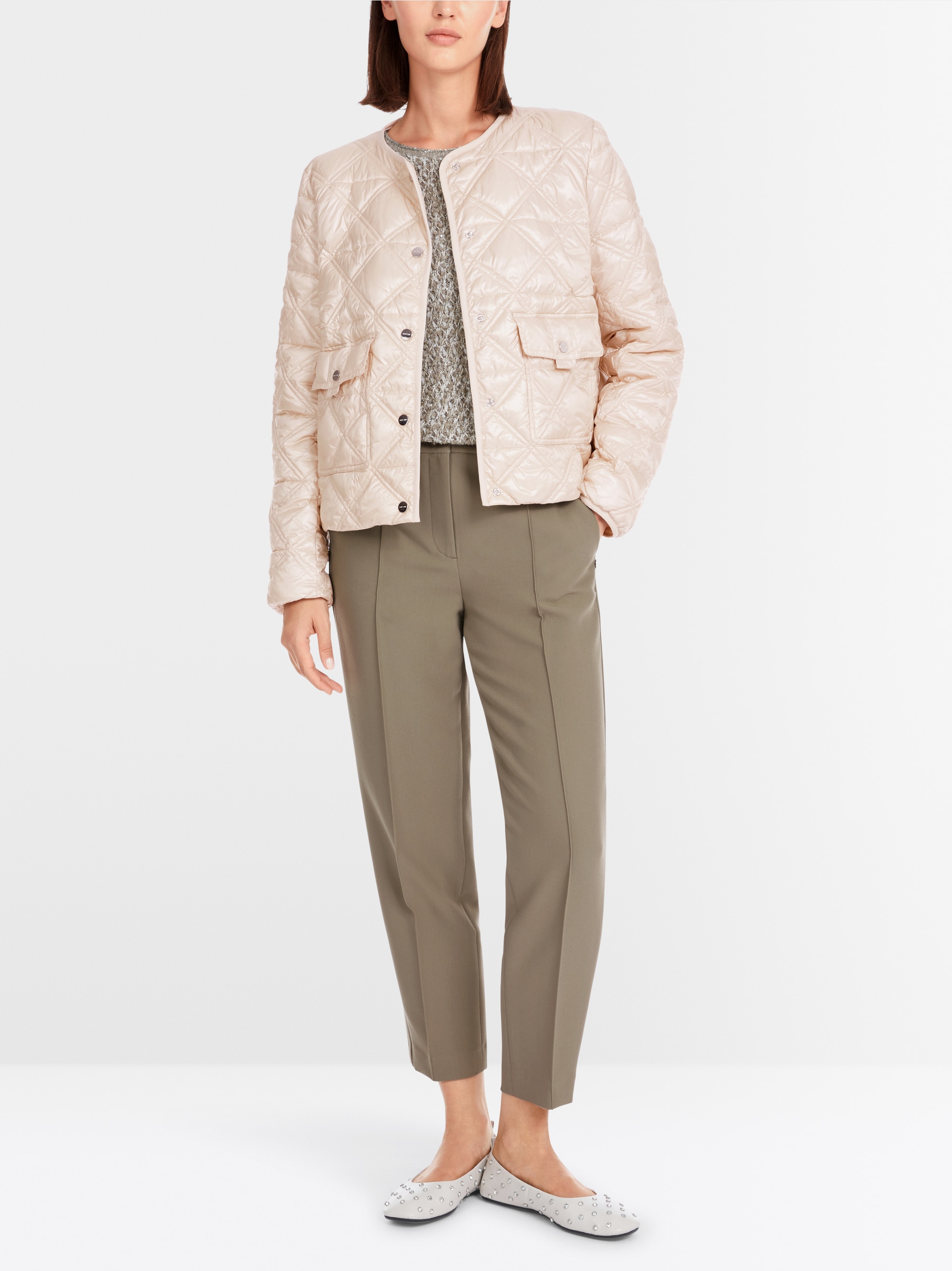 Marc-Cain Quilted diamond outdoor jacket