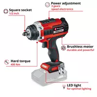 Cordless Impact Wrench IMPAXXO 18/400