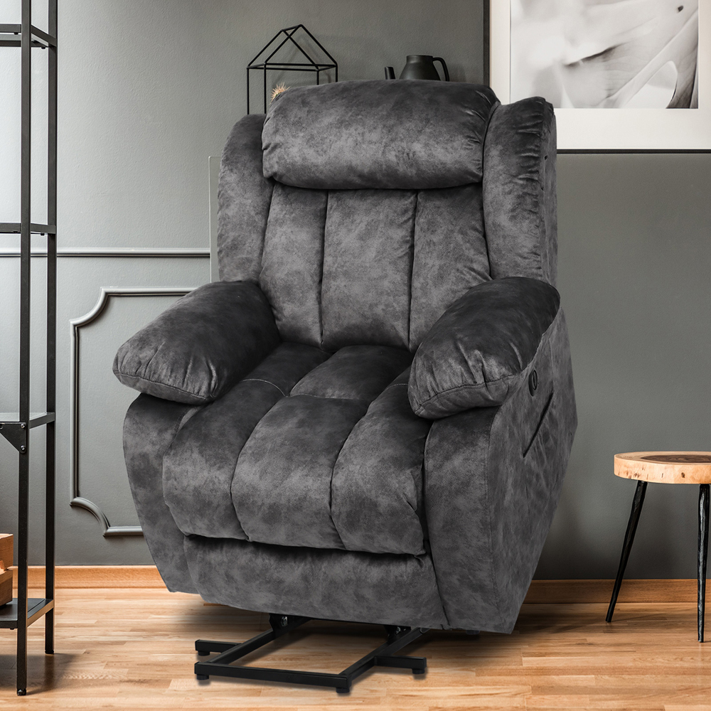 Clearance Sale Best MassageTheater Seating for Home| Power Electric Recliner Chair Movie Theater Seats with USB Port, Side Pocket