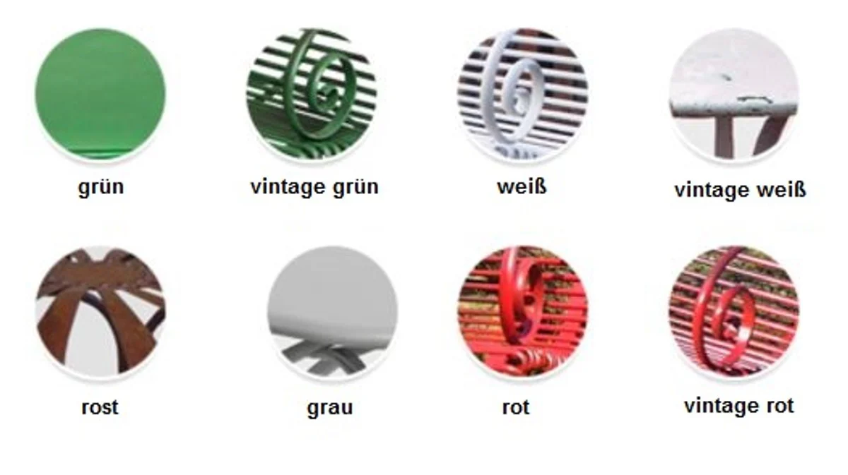 Casa Padrino de hierro forjado banco del jardín 1,4 x 0,48 x 0,9 m H. - Nostalgia de la vendimia