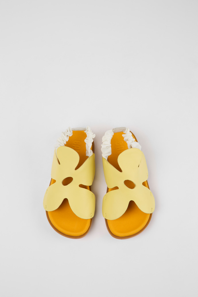 Brutus Sandal Yellow and brown leather sandals for boys
