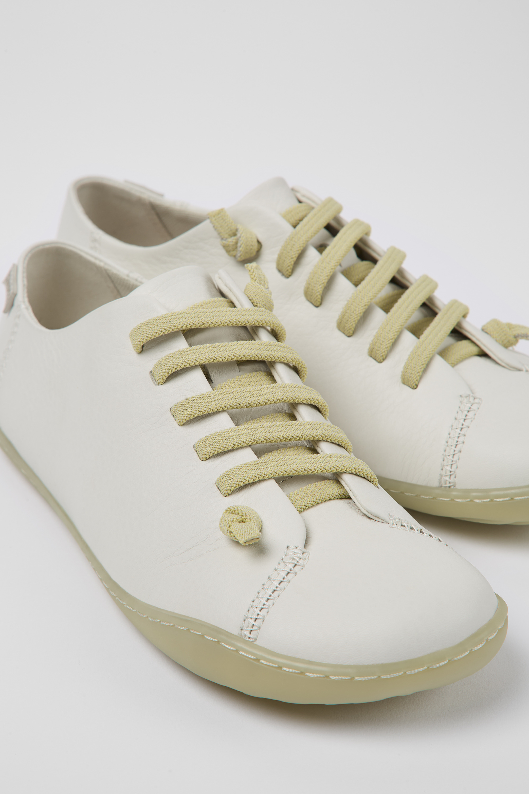 Peu - White leather shoes for women