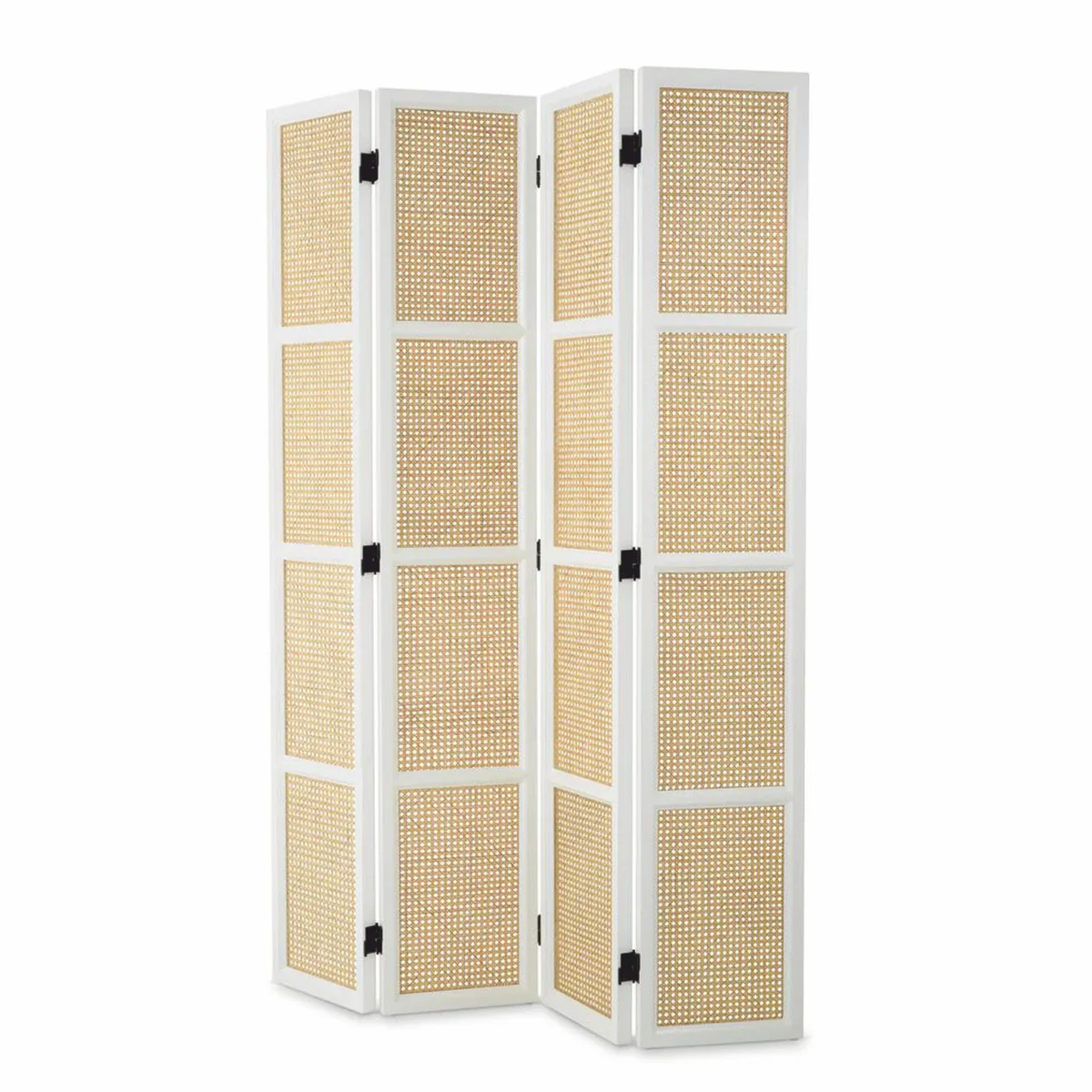 Casa Padrino separador de ambientes de lujo blanco / natural 163 x A. 225 cm - Interior de lujo