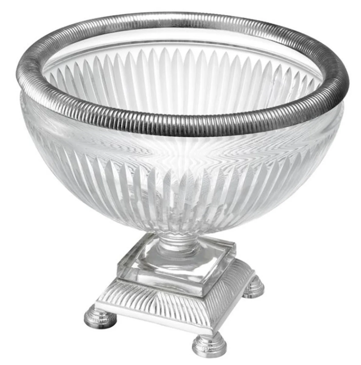 Taz¨®n de vidrio de lujo Casa Padrino 26 x 22,5 cm H. - decoraci¨®n de dise?o