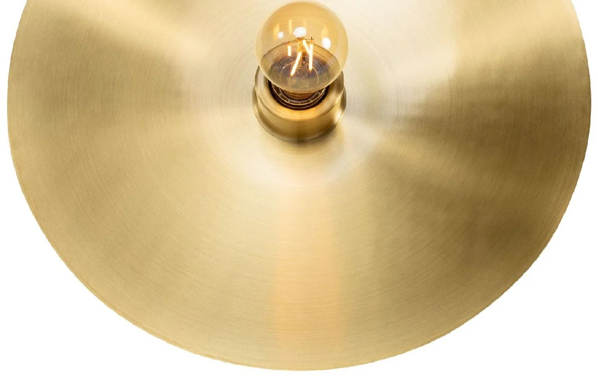 Casa Padrino lámpara de pared de lujo Ø 40 cm - Lámpara de pared redonda de latón - Lámpara de Pared para Hotel y Restaurante - Calidad de Lujo