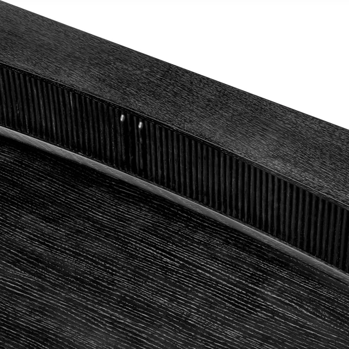 Casa Padrino escritorio de lujo negro gris / lat¨®n 130 cm