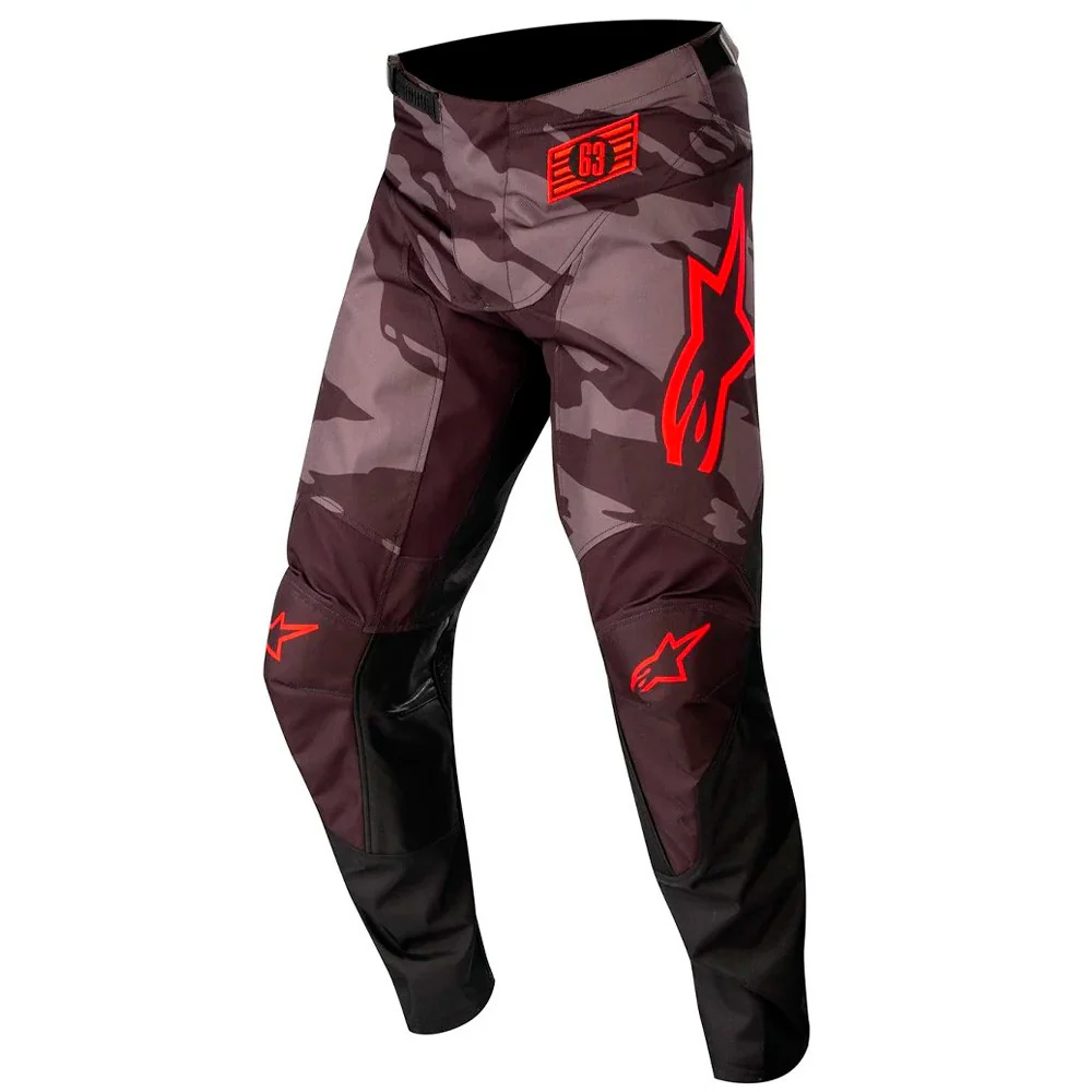 PANTALON INFANTIL ALPINESTARS YOUTH RACER TACTICAL 22 - INFANTIL NEGRO / ROJO