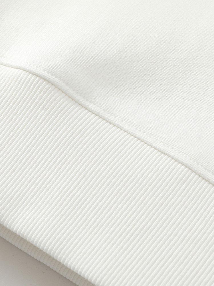 Contrast Polo Sweatshirt