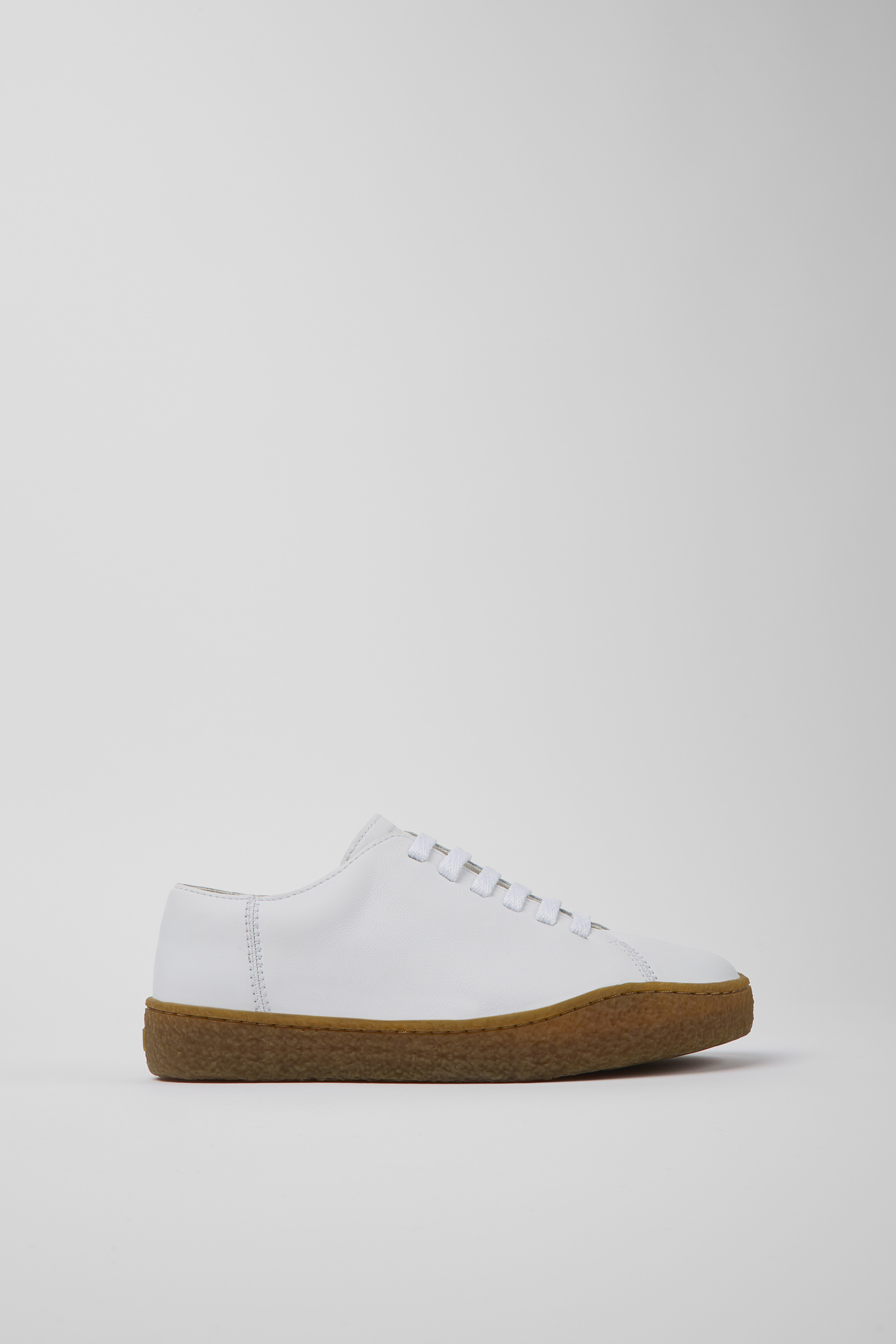 Peu Terreno - White leather shoes for women