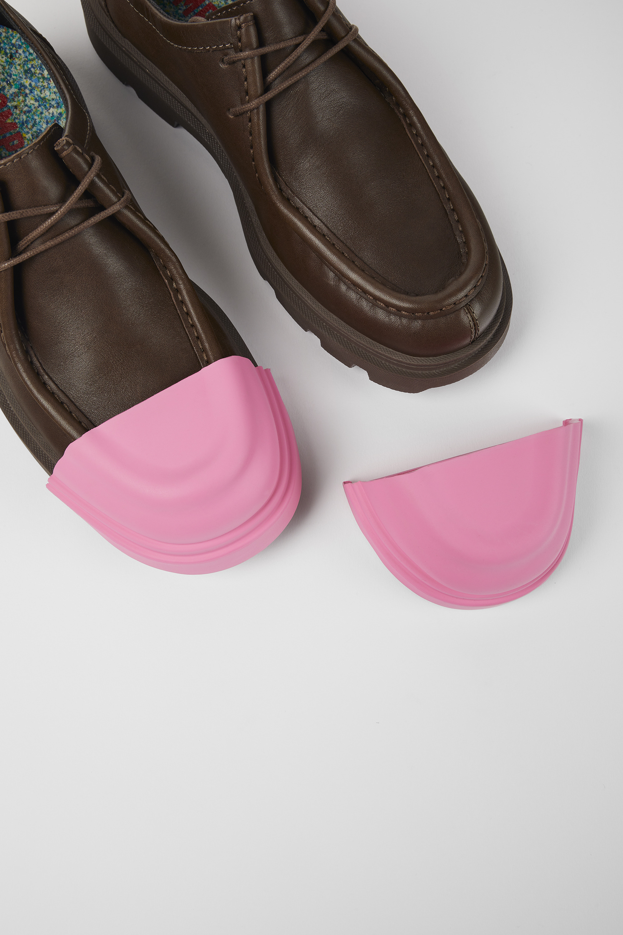 Junction - Brown leather shoes for women