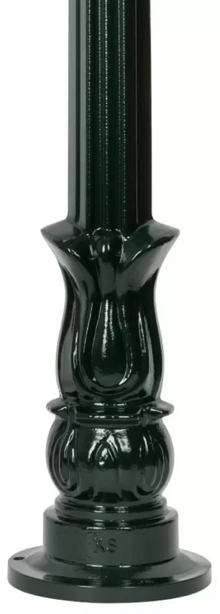 Casa Padrino lámpara de pie de jardín Art Nouveau verde / cobre Ø 29 x A. 150 cm - Farol de jardín - Lámpara de jardín - Iluminación de jardín nostálgico - Luces de jardín nostálgico