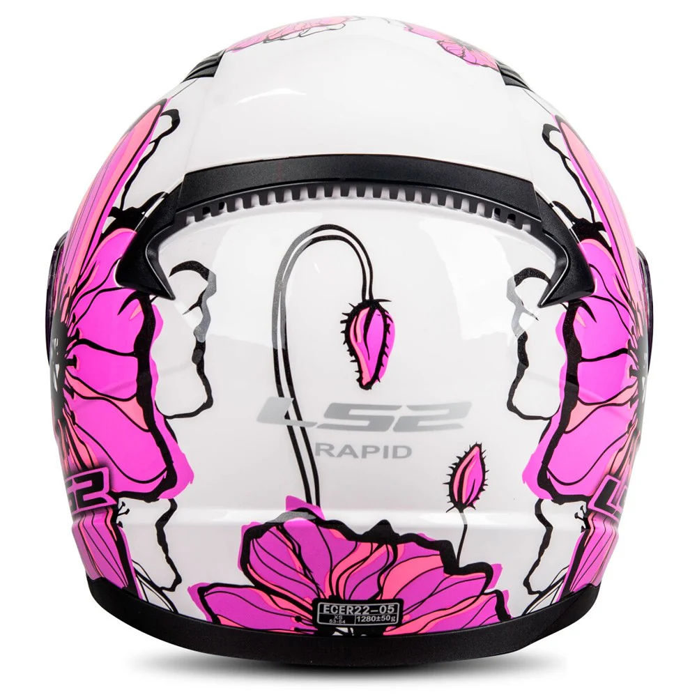 CASCO LS2 FF353 RAPID II POPPIES ROSA