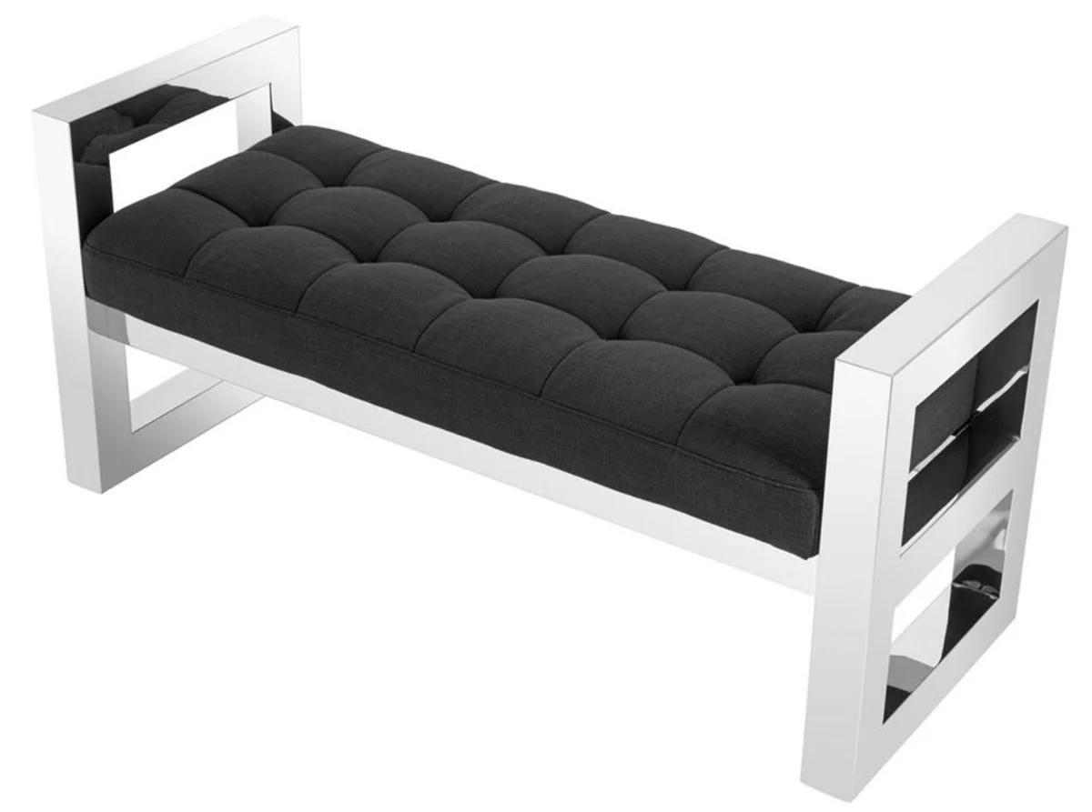 Casa Padrino sala de estar de lujo del banco trasero de 128 x 48 x 58,5 cm H. - hotel de lujo de la colección