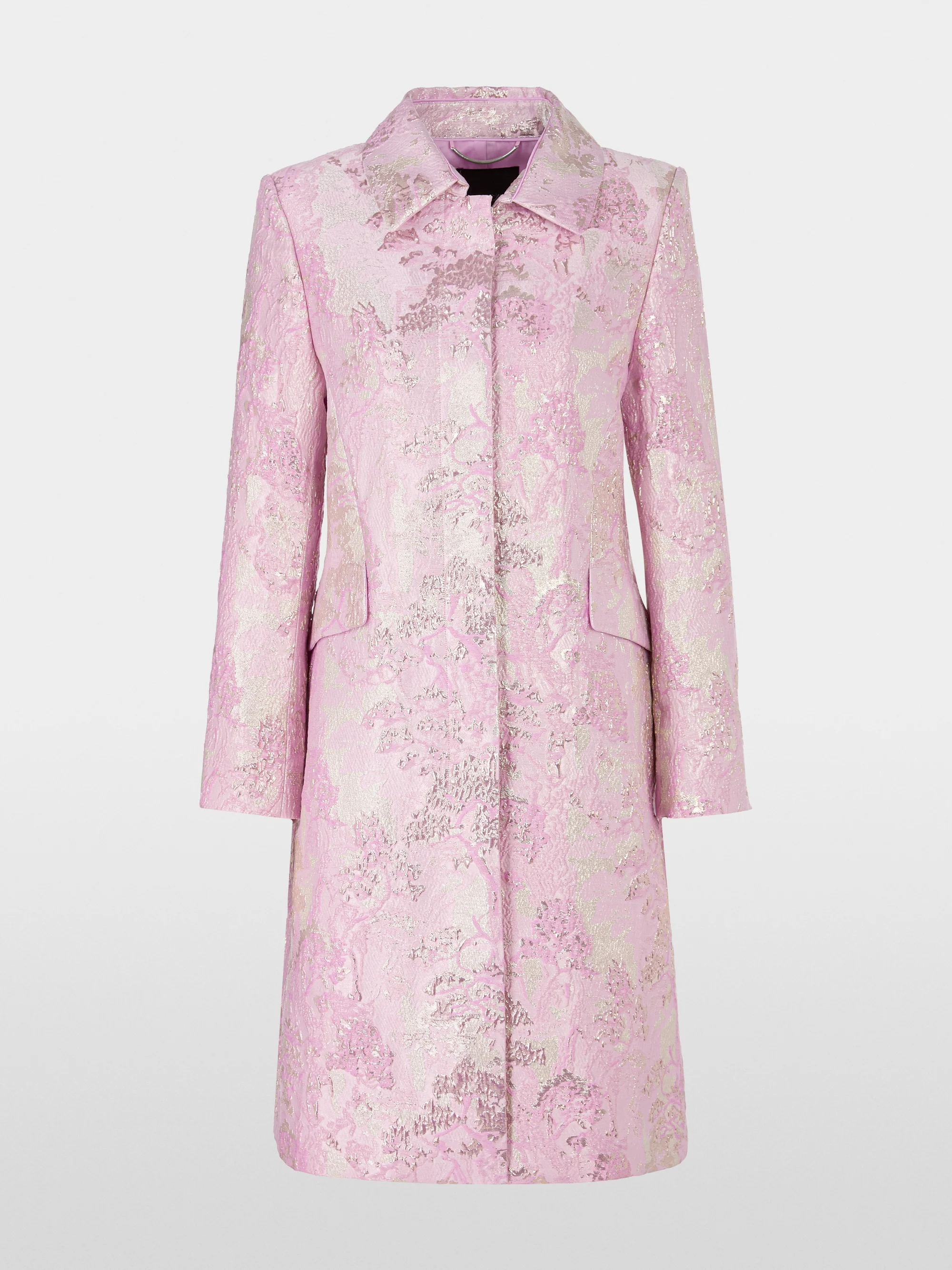 Marc-Cain Short and fitted brocade coat