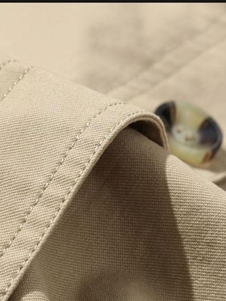 Long Line Chino Coat