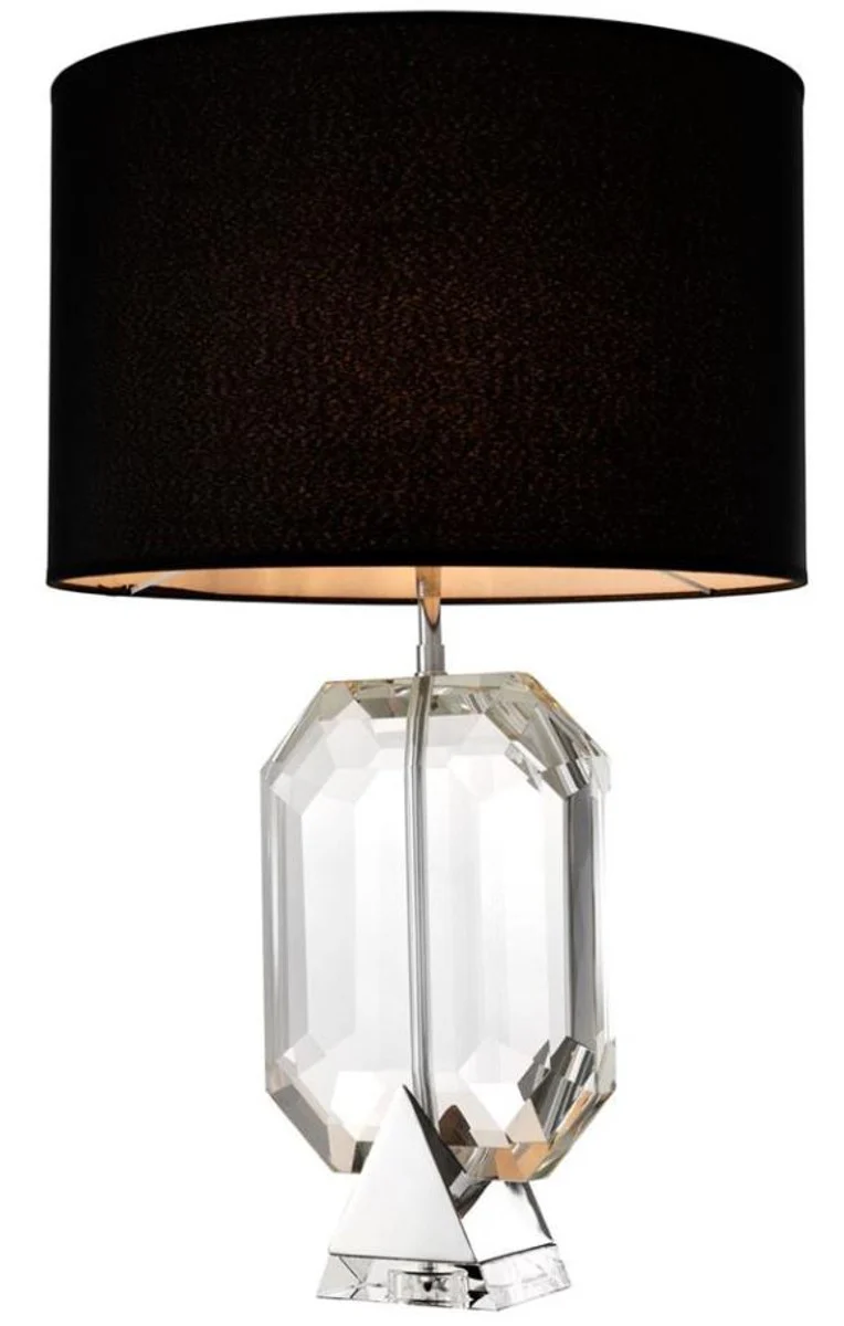 Casa Padrino plata l¨¢mpara de mesa de dise?o - luz hotel de lujo