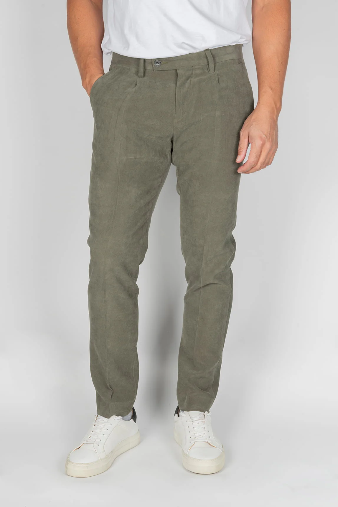 Rivera-spain Pantalón Paul Miranda verde liso