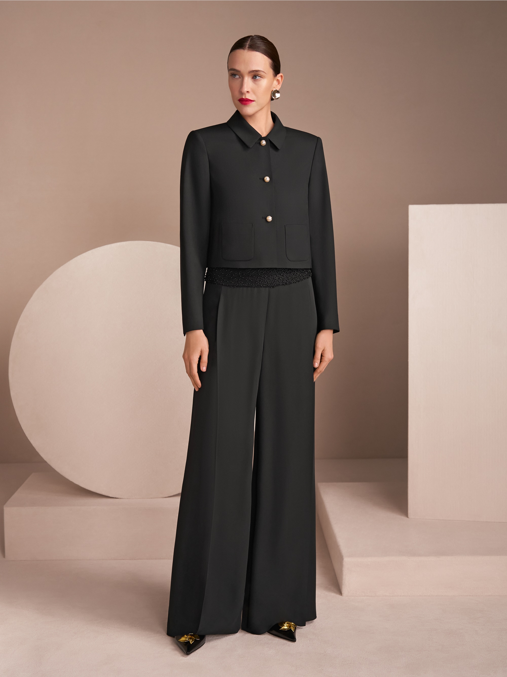 Marc-Cain Elegant jacket with pearl buttons