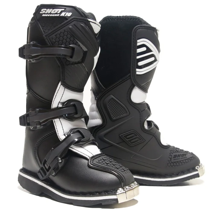 BOTAS SHOT K10 SMU - INFANTIL NEGRO / BLANCO