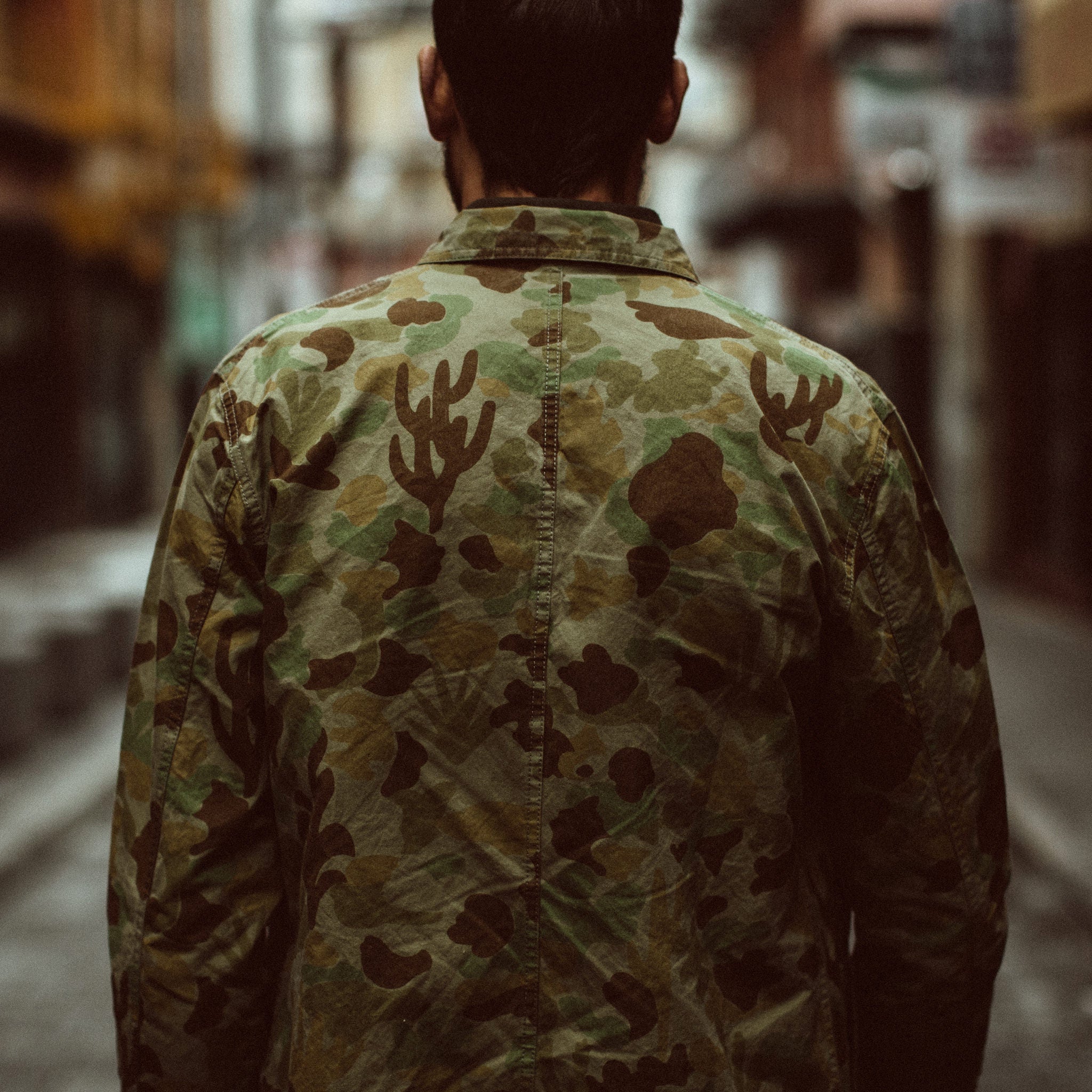 The Ojai Jacket in Arid Camo Dry Wax