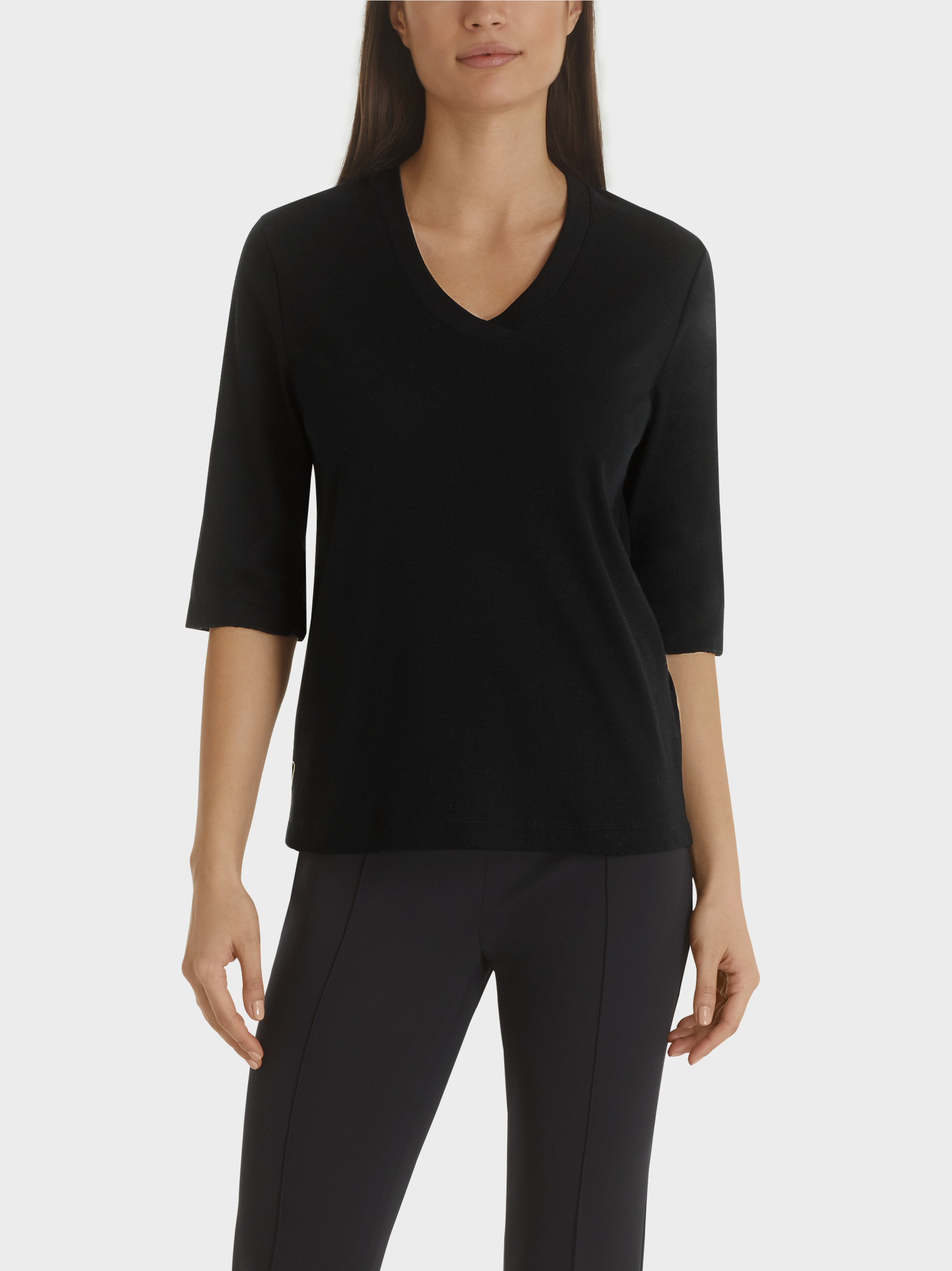 Marc-Cain Cotton ribbed jersey shirt