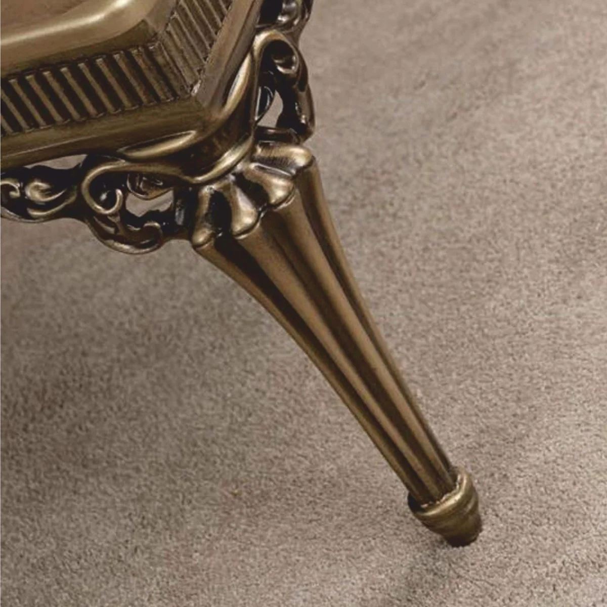 Casa Padrino mesa de centro barroco de lujo de madera maciza oro 120 cm - Muebles de sal¨®n barrocos