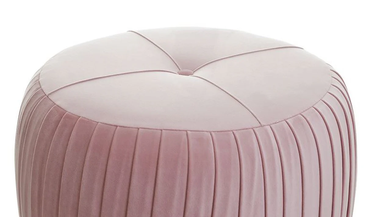 taburete de lujo Casa Padrino con plegables H43 x 53 cm - calidades de lujo - todos los colores - Neo estilo antiguo cl¨¢sico taburete redondo - Muebles