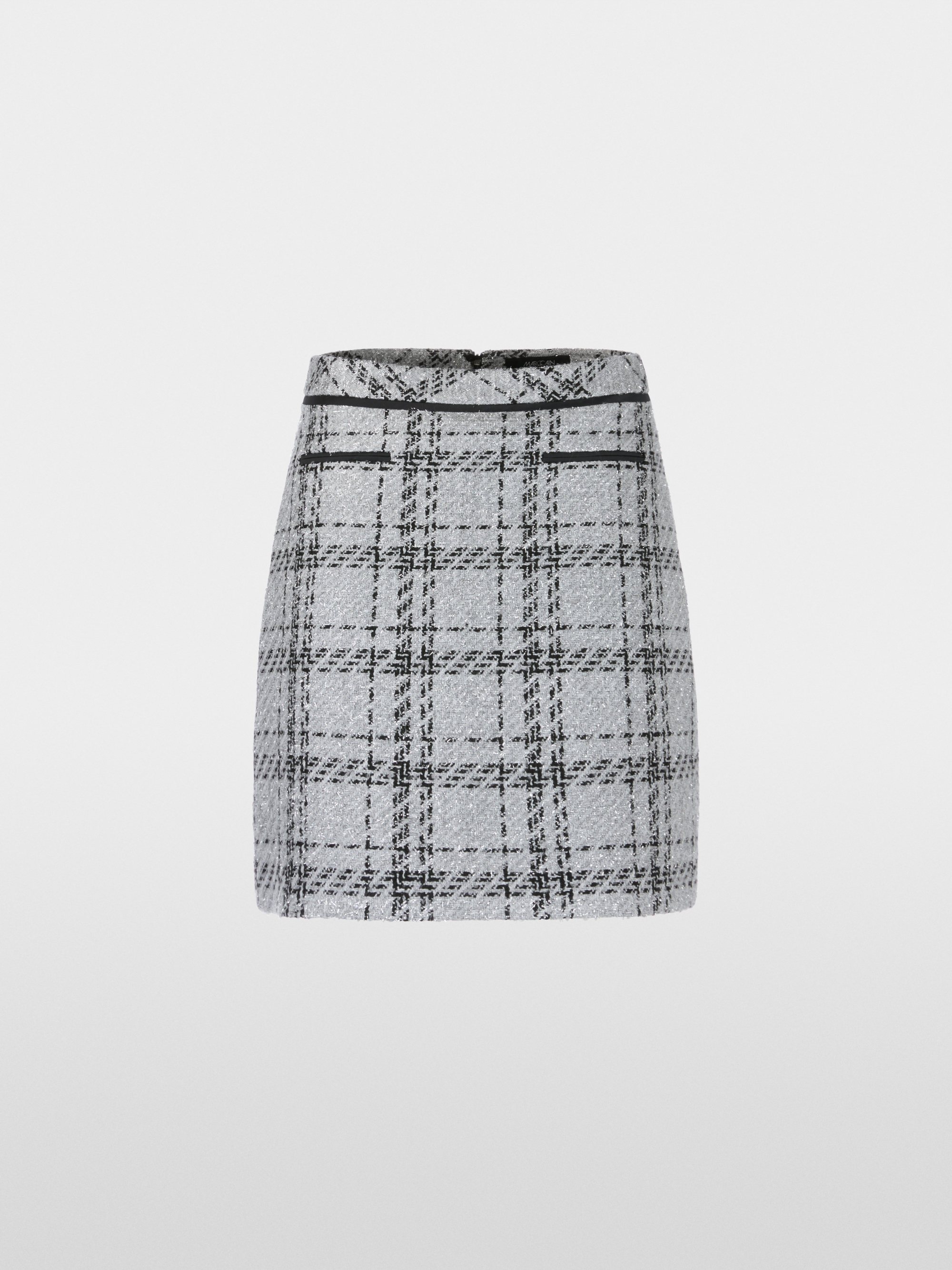 Marc-Cain Check skirt with lurex