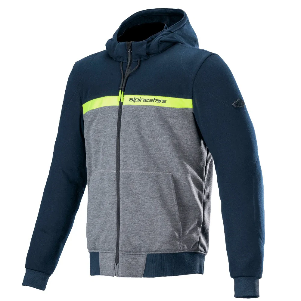 SUDADERA ALPINESTARS CHROME STREET AZUL / GRIS