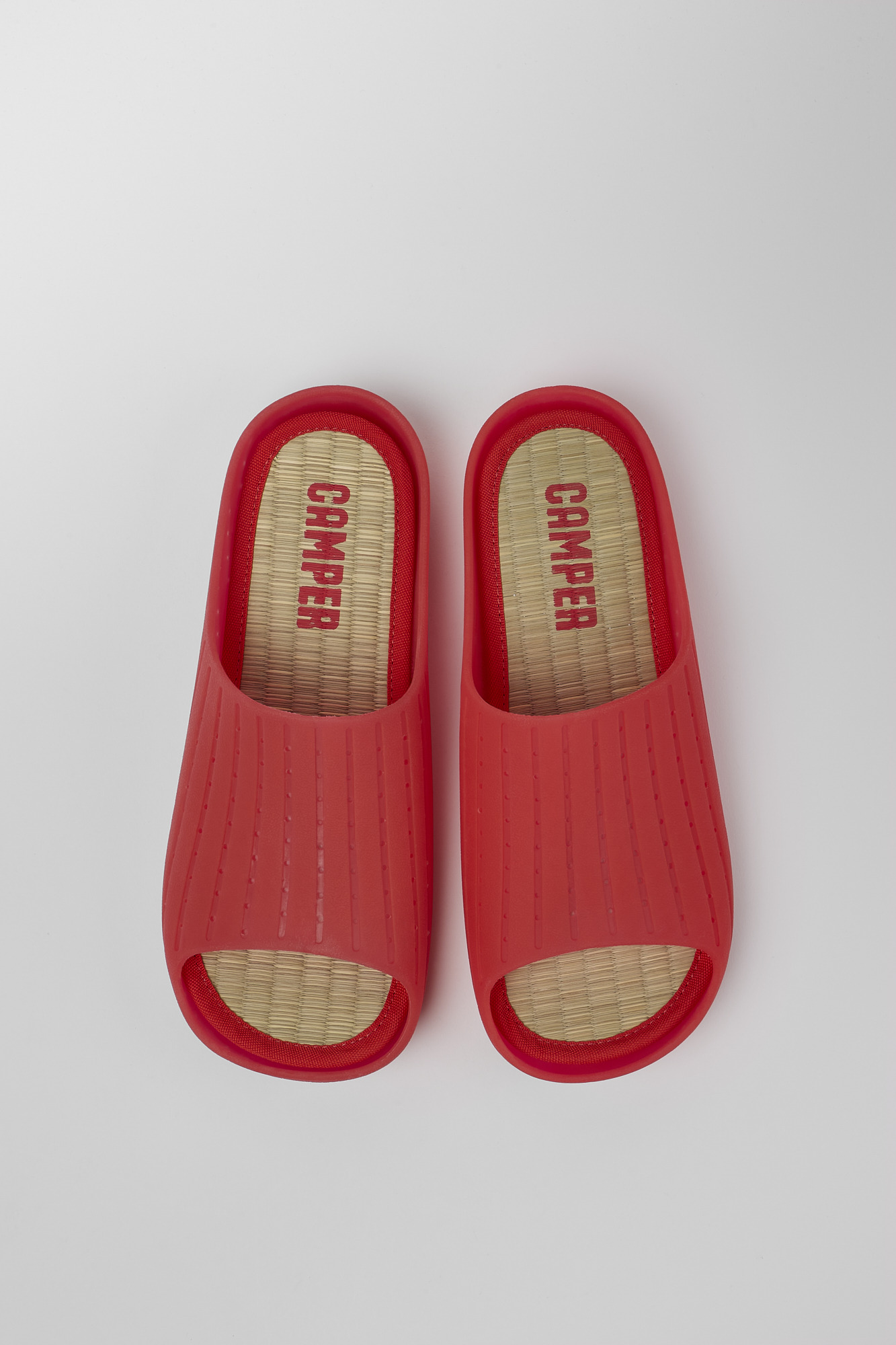 Wabi - Red monomaterial sandals for men