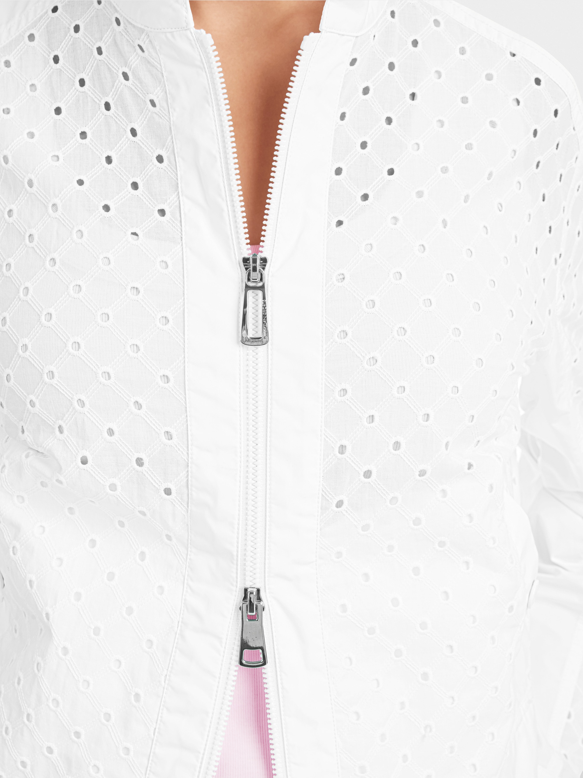 Marc-Cain Jacket with lace pattern