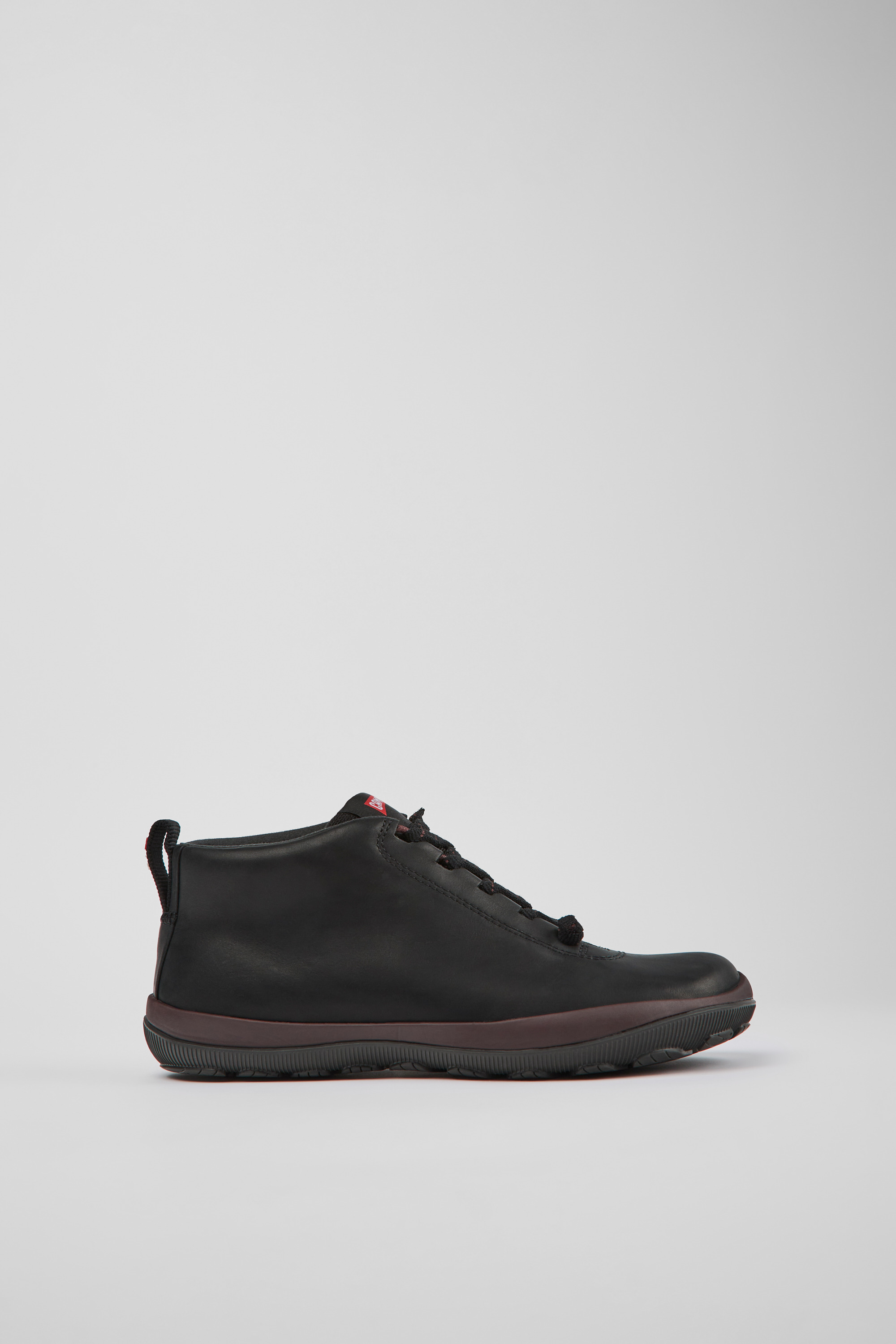 Peu Pista GORE-TEX GORE-TEX - Black leather sneakers for women