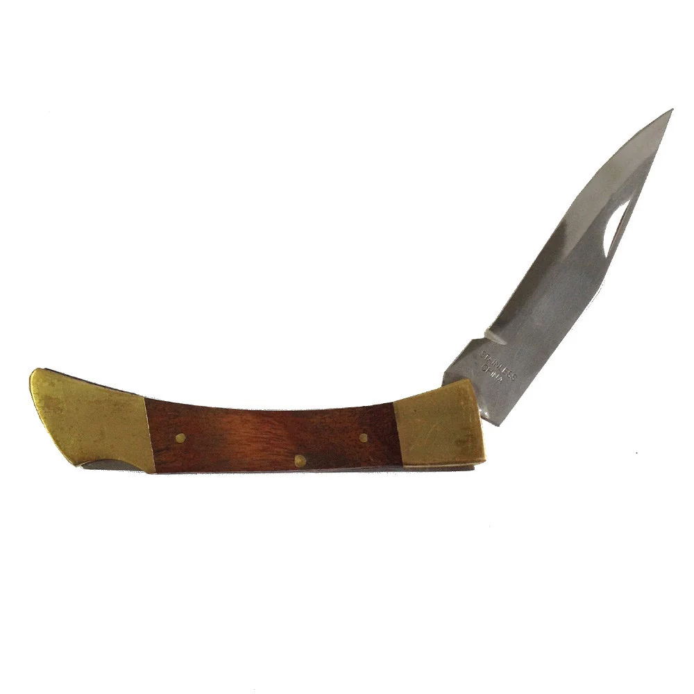 Navaja de bolsillo Rockwest M500 madera 9 cm