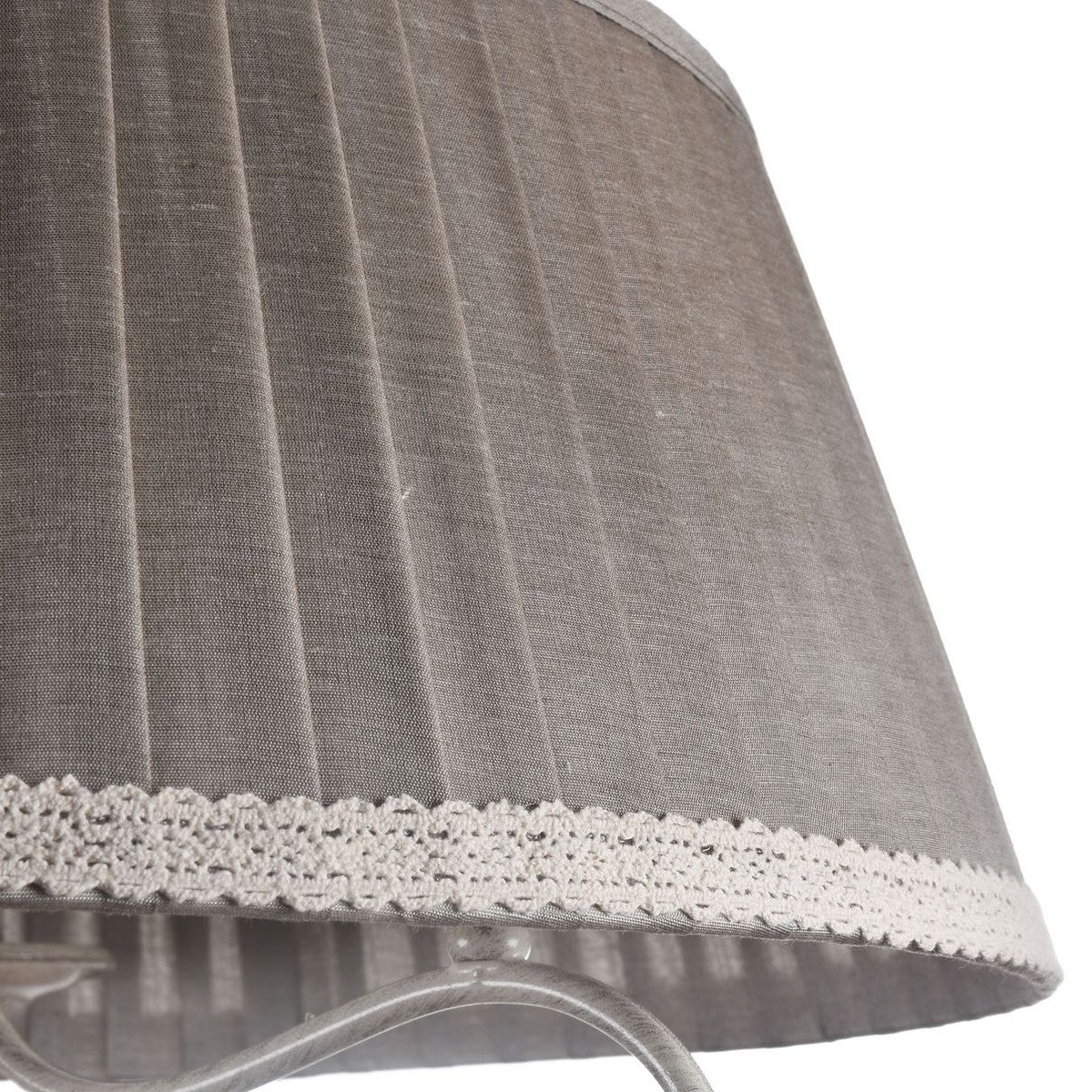 Casa Padrino Baroque Chandelier Antique Beige / Gray Ø 50 x H 44 cm - Furniture in Baroque and Art Nouveau Style