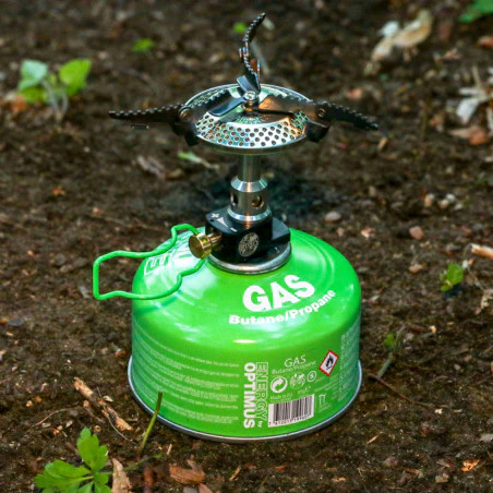 Optimus Gas 100G Butane/Propane con válvula - Cartucho de gas
