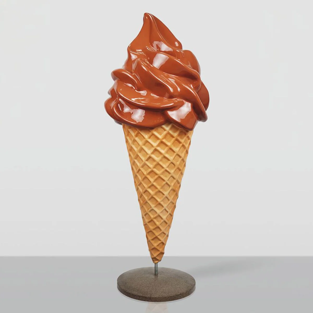 Casa Padrino cono de helado decorativo XXL marr¨®n / beige / gris A. 170 - Decoraci¨®n de helader¨ªa
