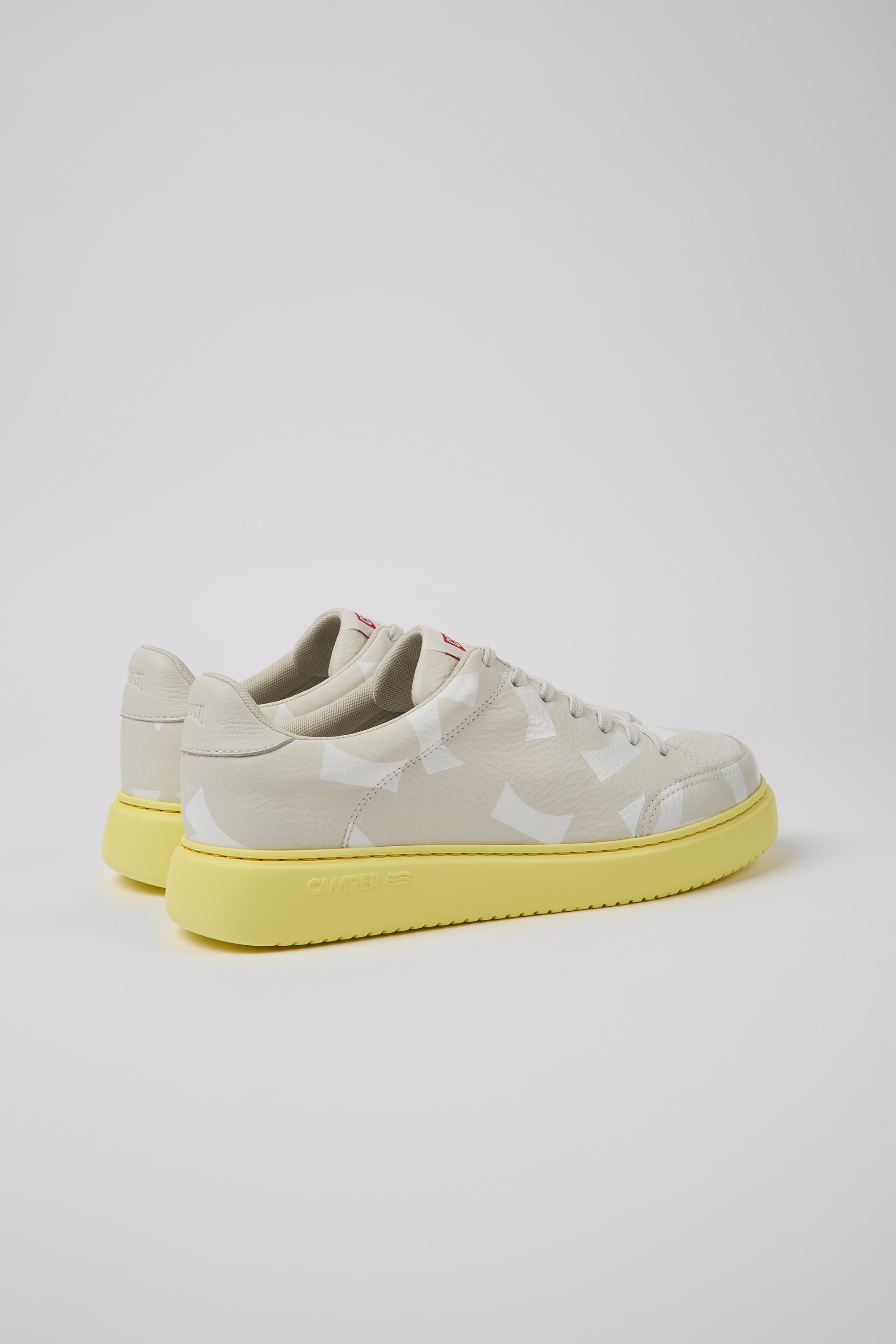 Runner K21 - White leather sneakers for men