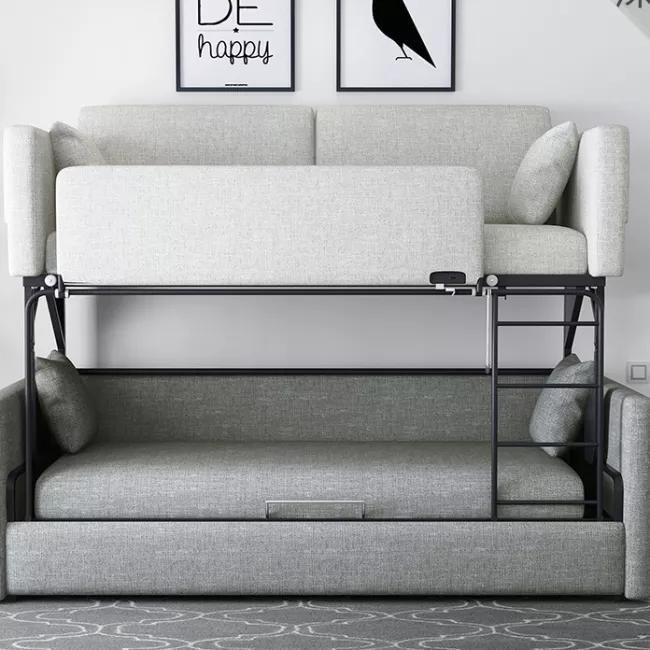 Folding sofa bunk bed