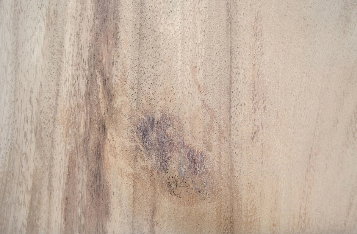 Casa Padrino luxury bar table with soar wood table top natural colors / black - Luxury Collection