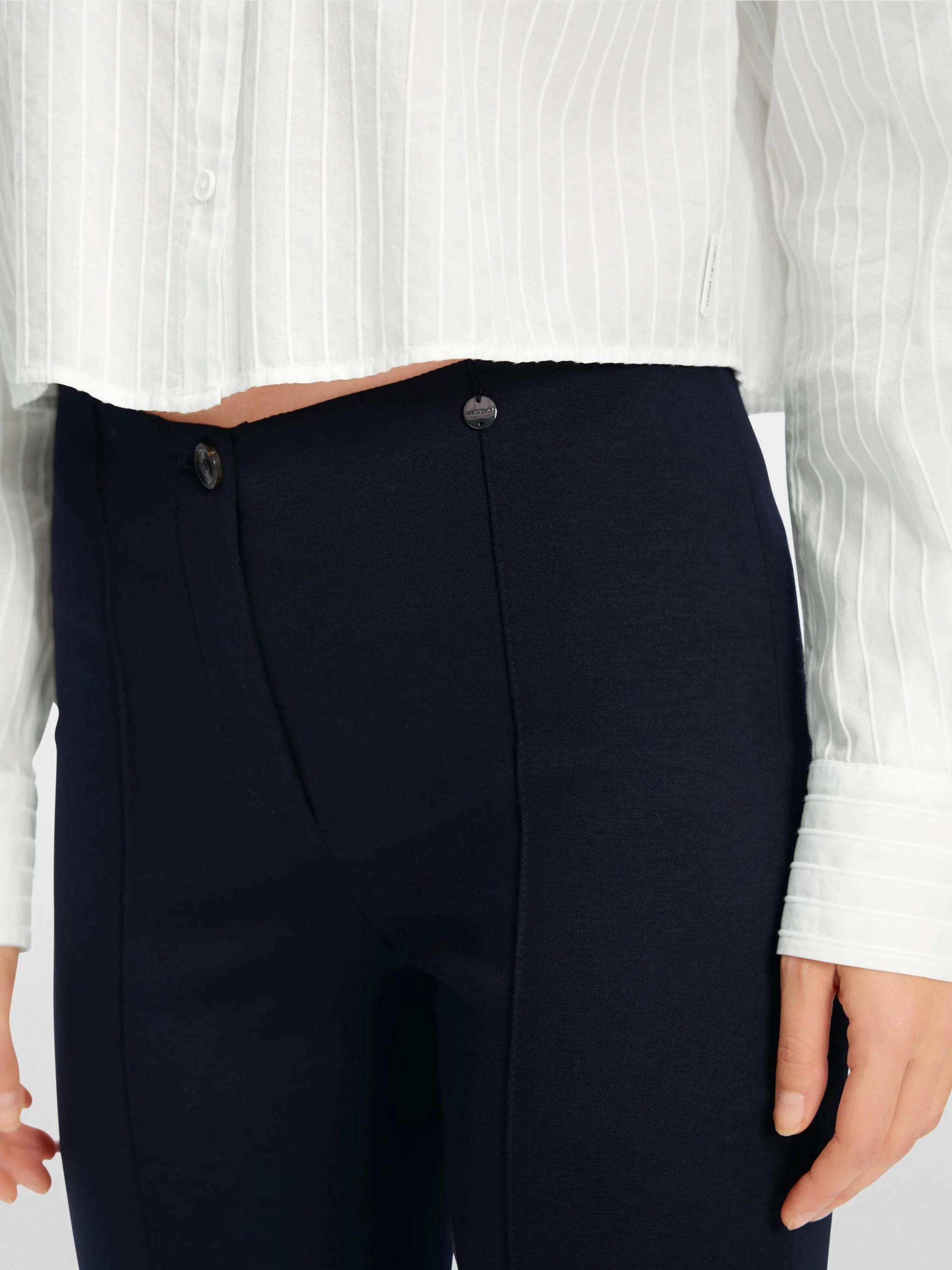 Marc-Cain 7/8 trousers in fine jersey